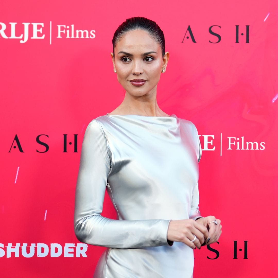 Eiza González stuns in metallic look by designer Ferretti at the 'Ash' Premiere in Los Angeles