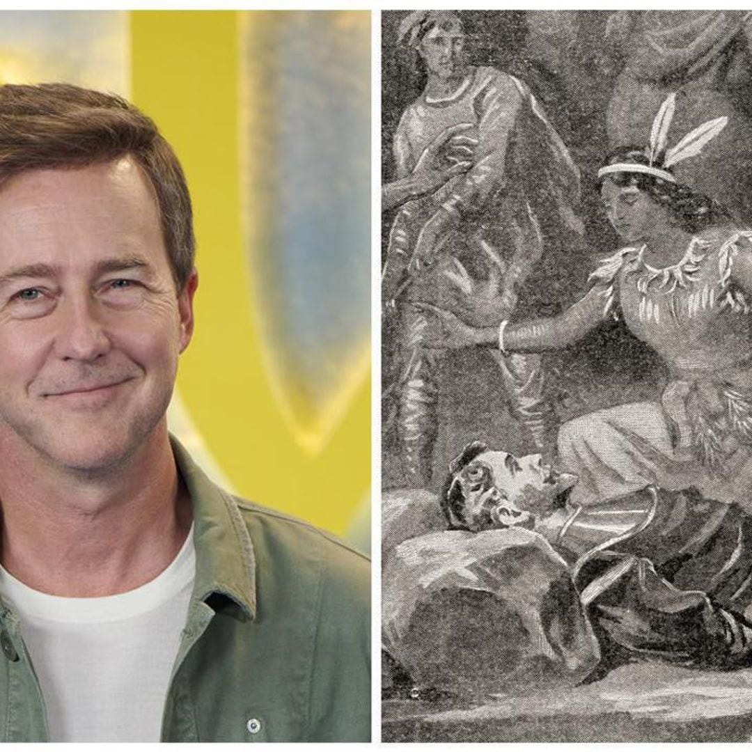 Edward Norton discovers he is a direct descendant of Native American heroine Pocahontas