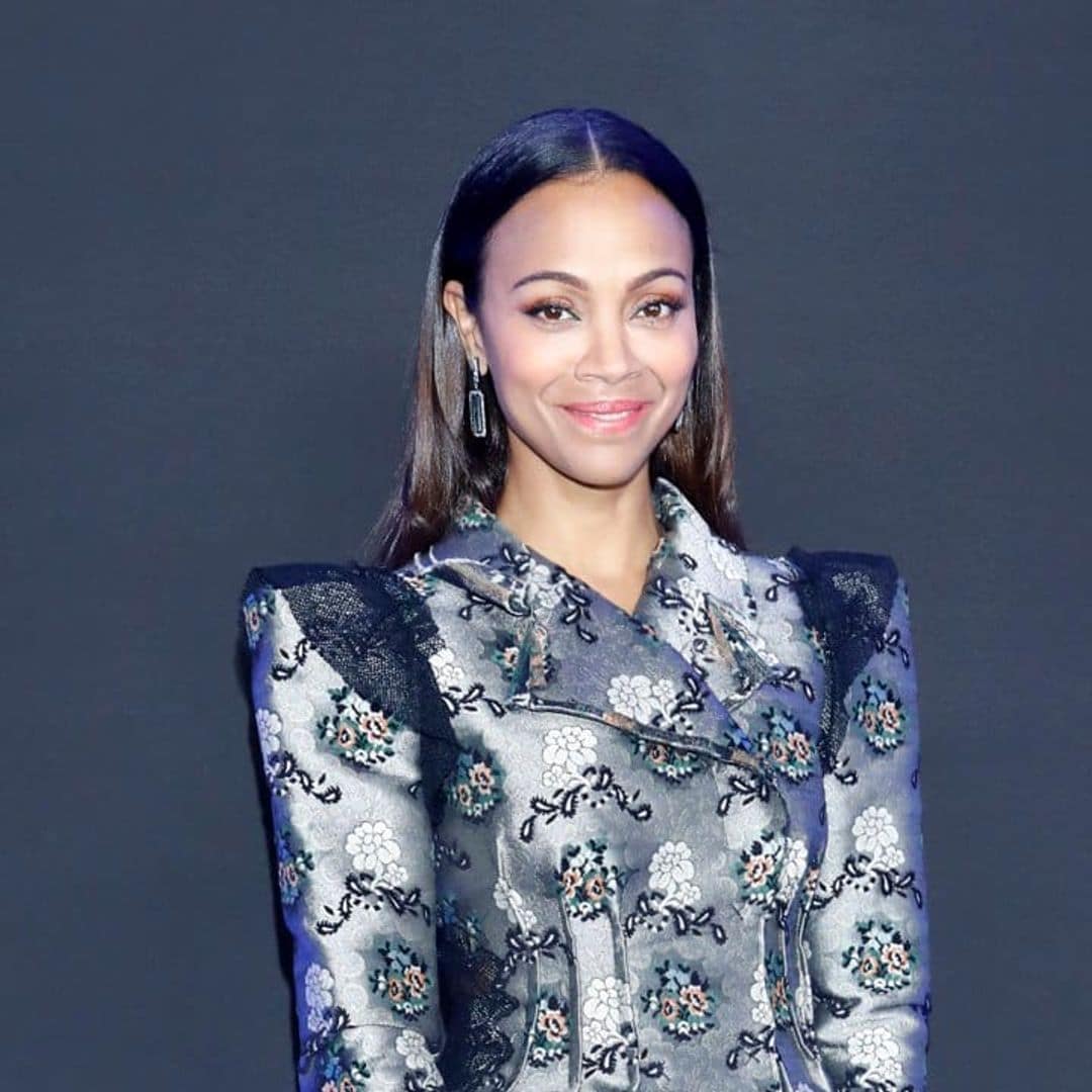 Zoe Saldana receives the Andrea Bocelli Humanitarian Award for her philanthropic work