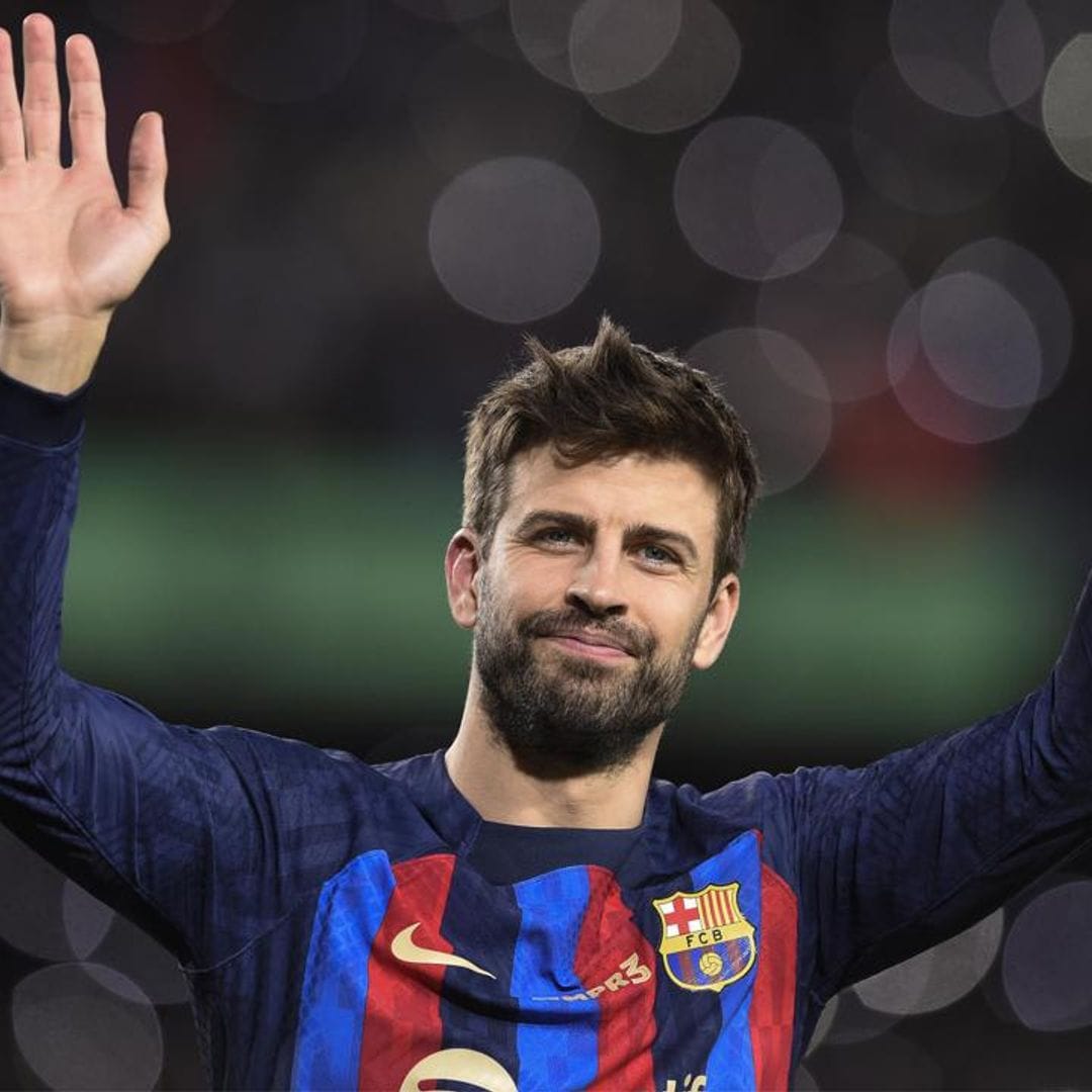 Clara Chía and Shakira’s children make an appearance during Gerard Piqué’s farewell tribute