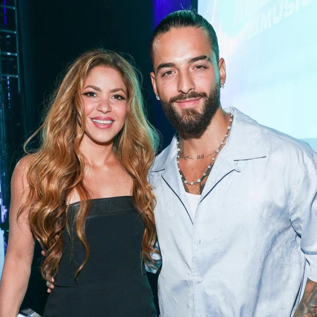 Shakira and Maluma arrive in Sevilla ahead of the Latin Grammys