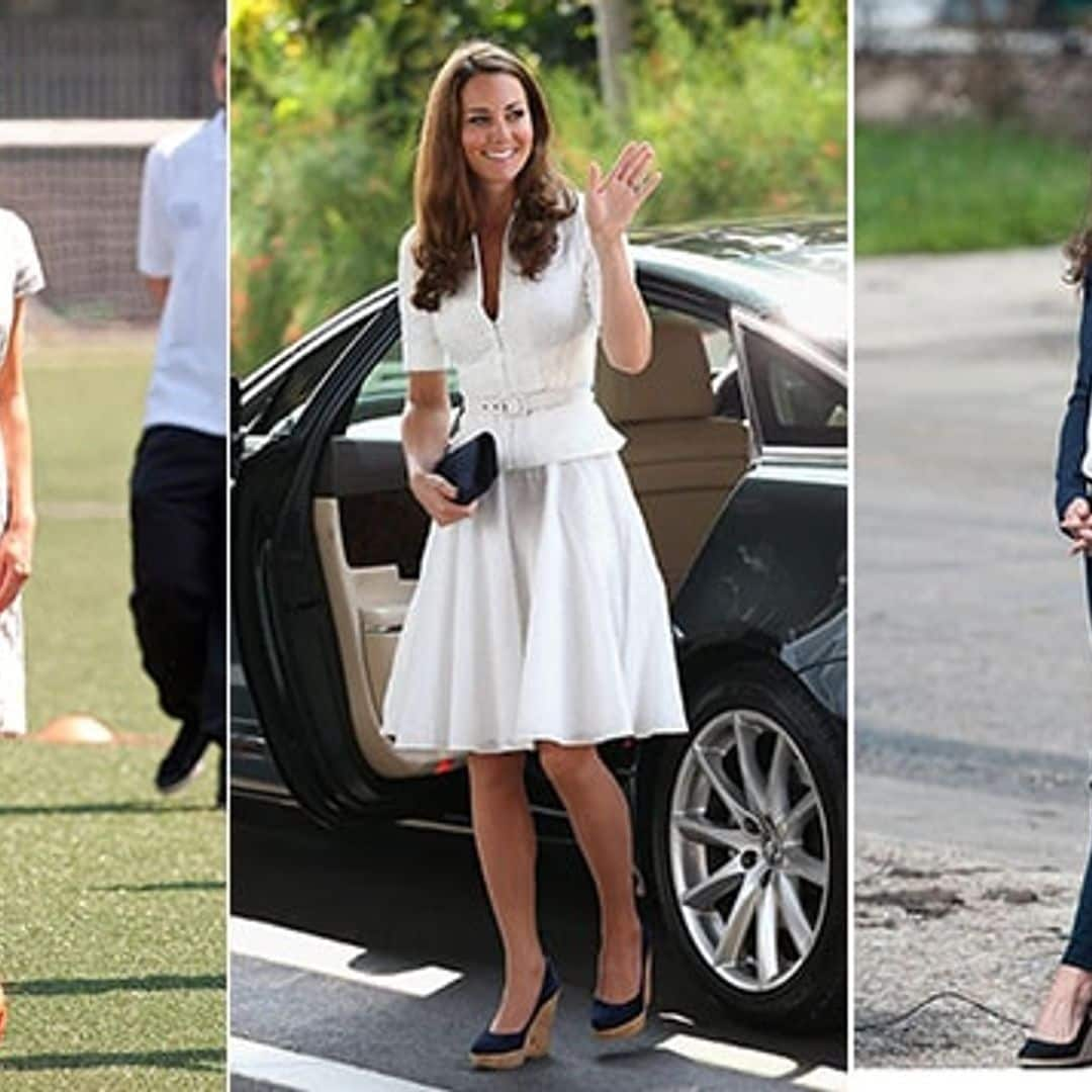 Kate Middleton style: Her best wedge shoe looks