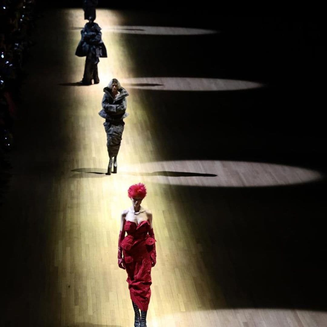 Marc Jacobs presented their latest show with a heavy Vivienne Westwood influence