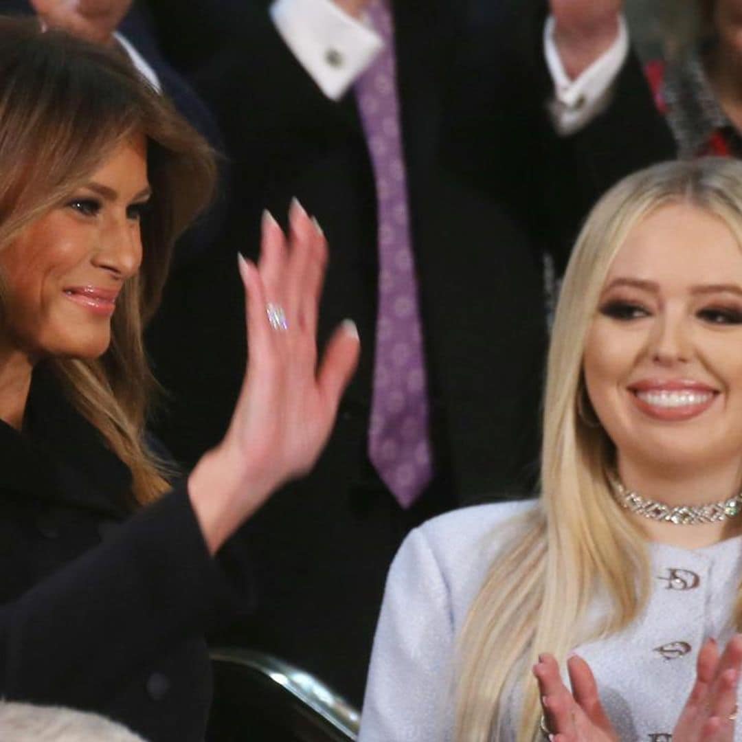 Tiffany Trump pictured with mom Marla and stepmom Melania in new bridal shower photo