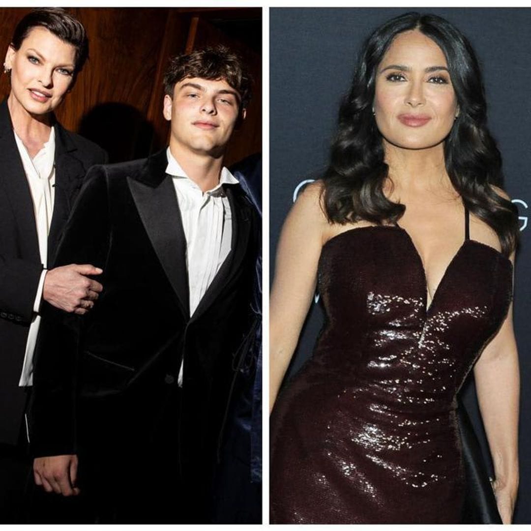 Salma Hayek visits Mexico with her stepson: Linda Evangelista’s son Augustin James