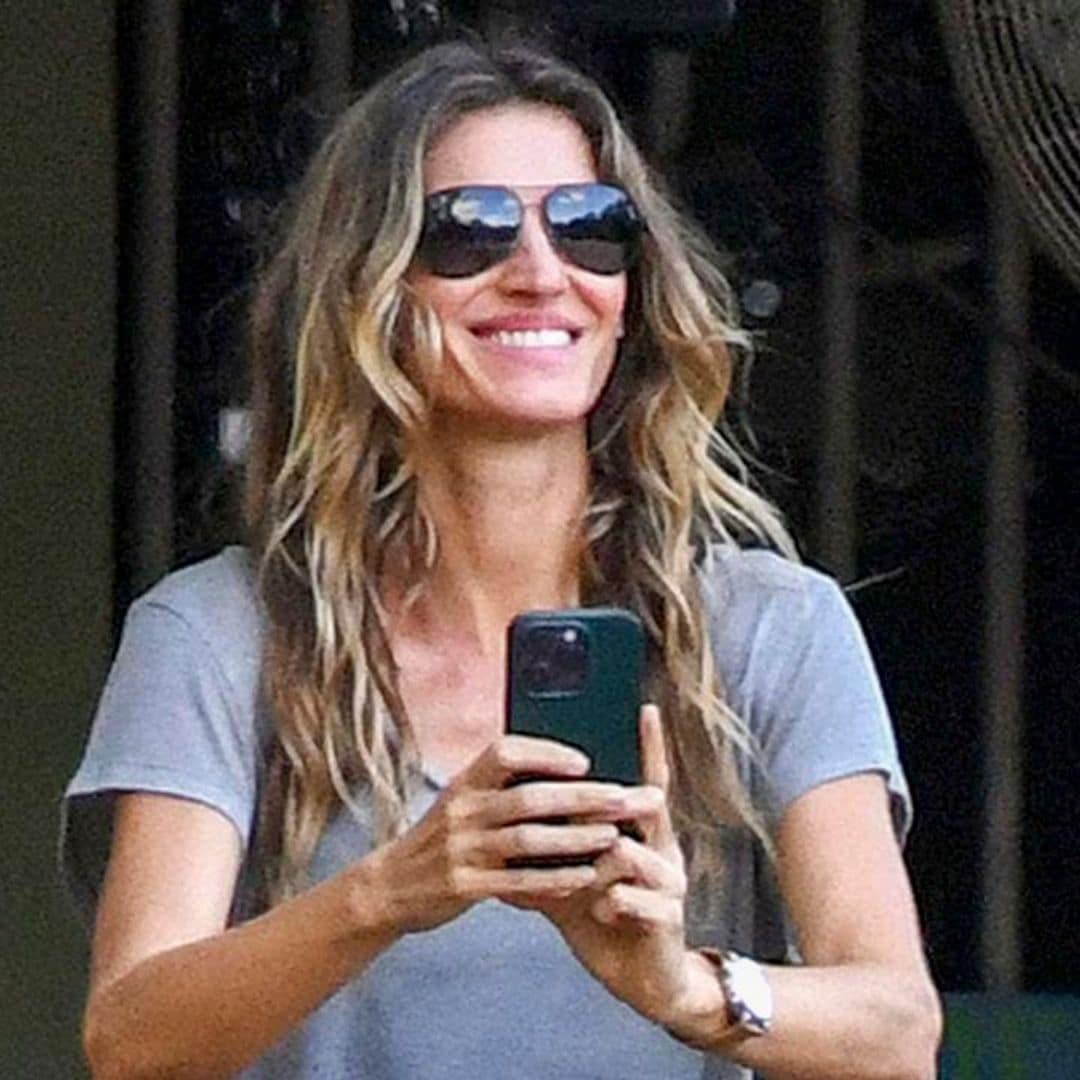 Gisele Bündchen looks proud as she watches her daughter’s horseback riding class