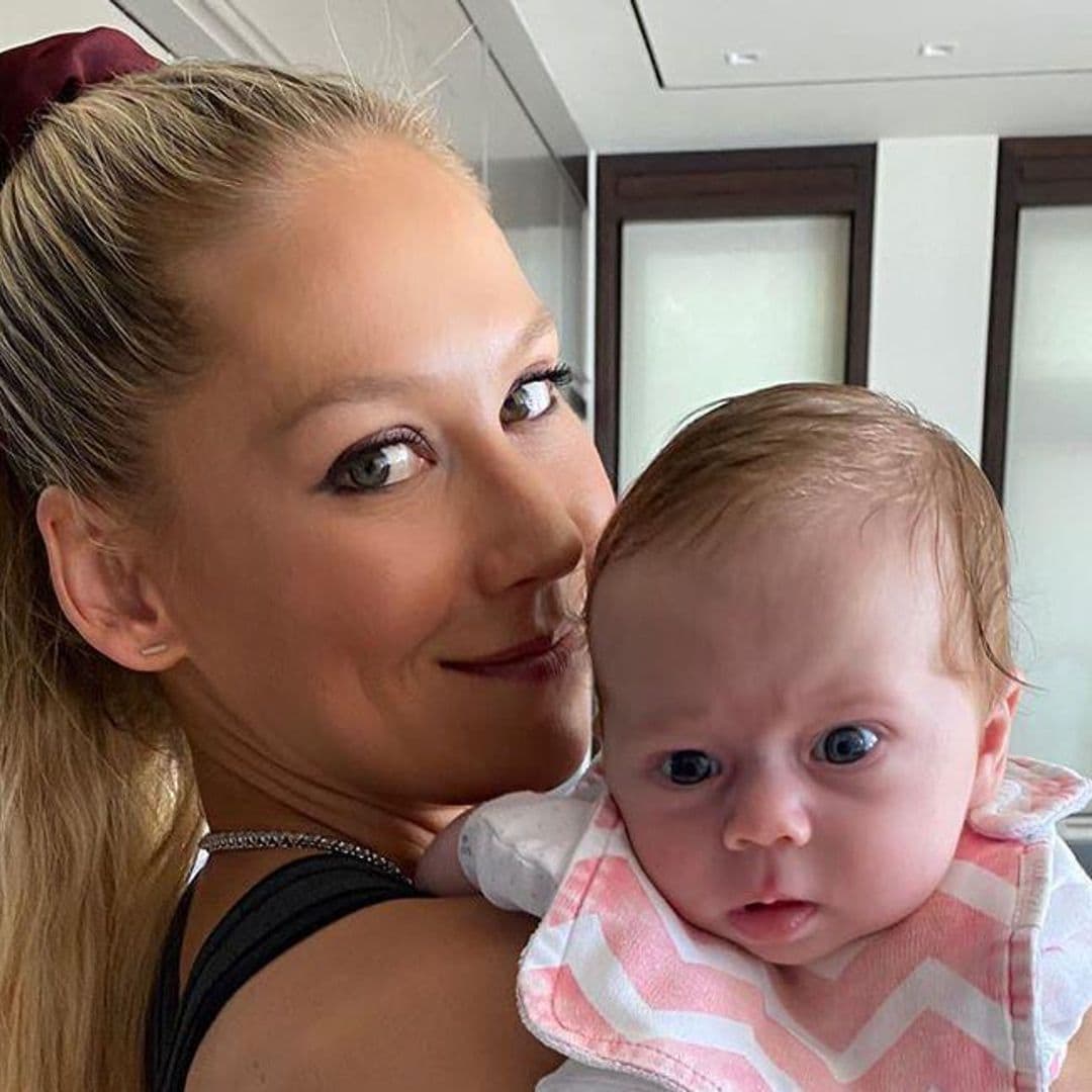 Anna Kournikova shows off baby Mary - but who does she look like?