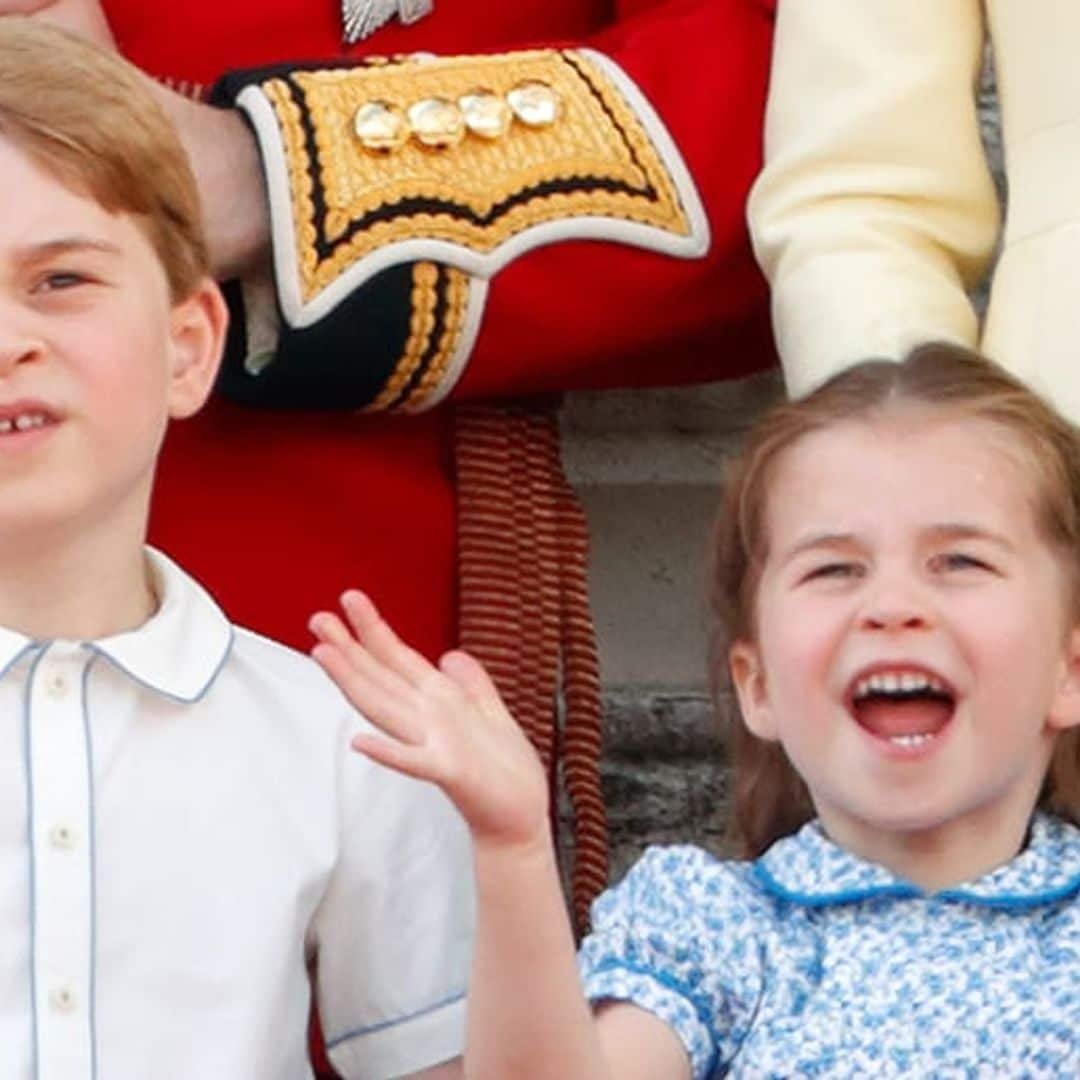 Charlotte and George show off sweet sibling bond in first official pic together in 4 years