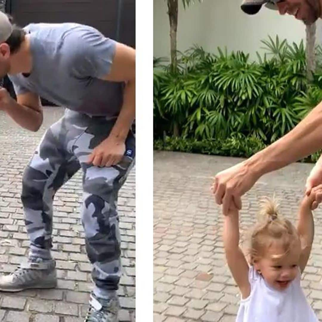 Watch Enrique Iglesias’ adorable video with one-year-old daughter Lucy