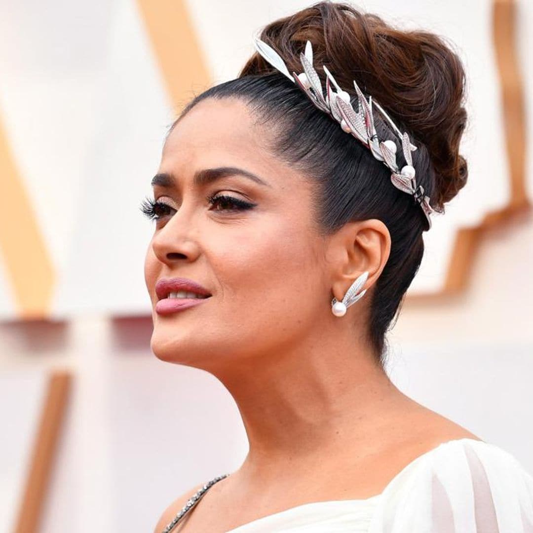 Salma Hayek’s dazzling Oscars headpiece wasn't actually a tiara