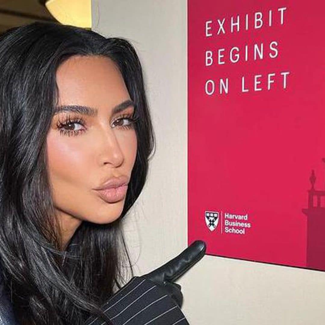 Kim Kardashian says speaking at Harvard Business School was on her bucket list