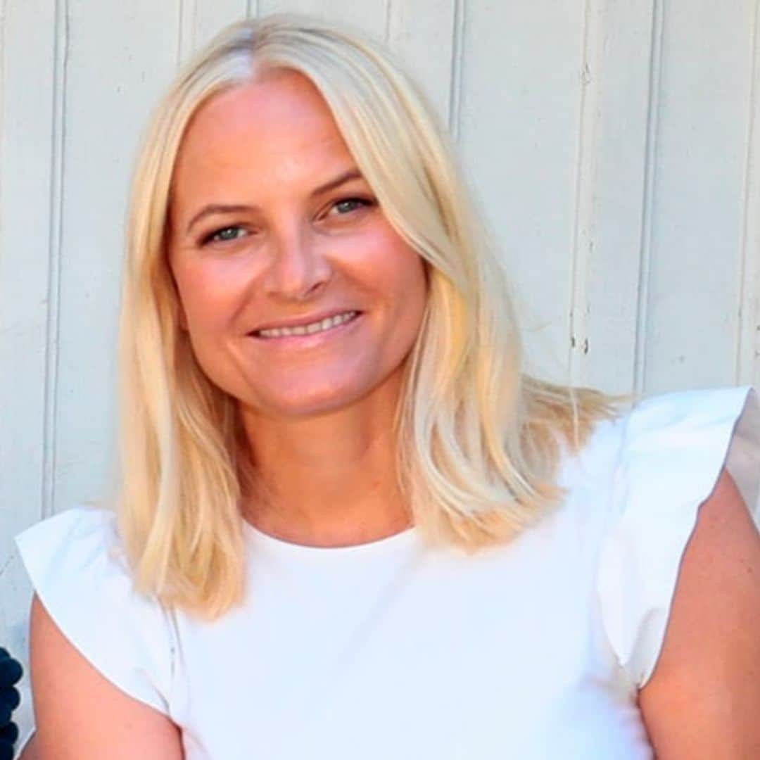 Surprise! Crown Princess Mette-Marit introduces her 'grandchild'