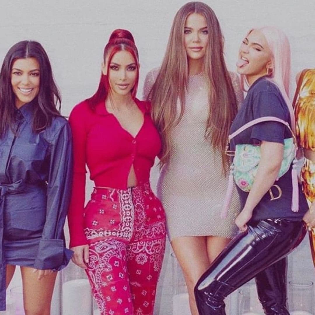 Kim Kardashian posts Spice Girls inspired picture with her sisters crashed by Saint