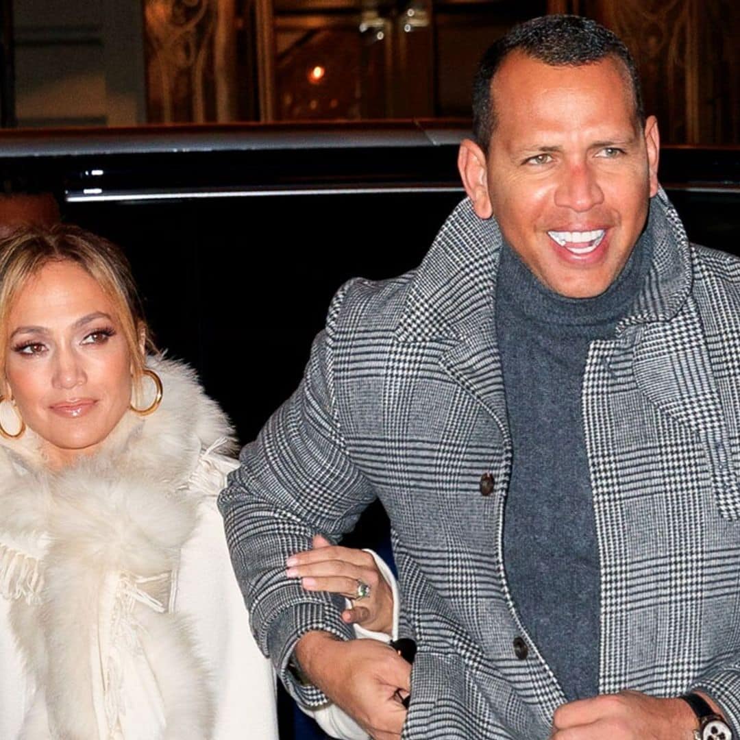 Denim and diamonds: JLo rocks her rock for date night with Alex Rodriguez