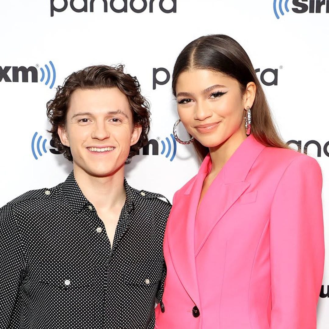 Fans are freaking out over Tom Holland possibly peeking behind Zendaya in ‘Euphoria’ set photos