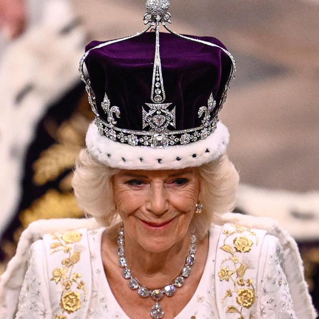 Queen Camilla: A closer look at the details of her crowning attire