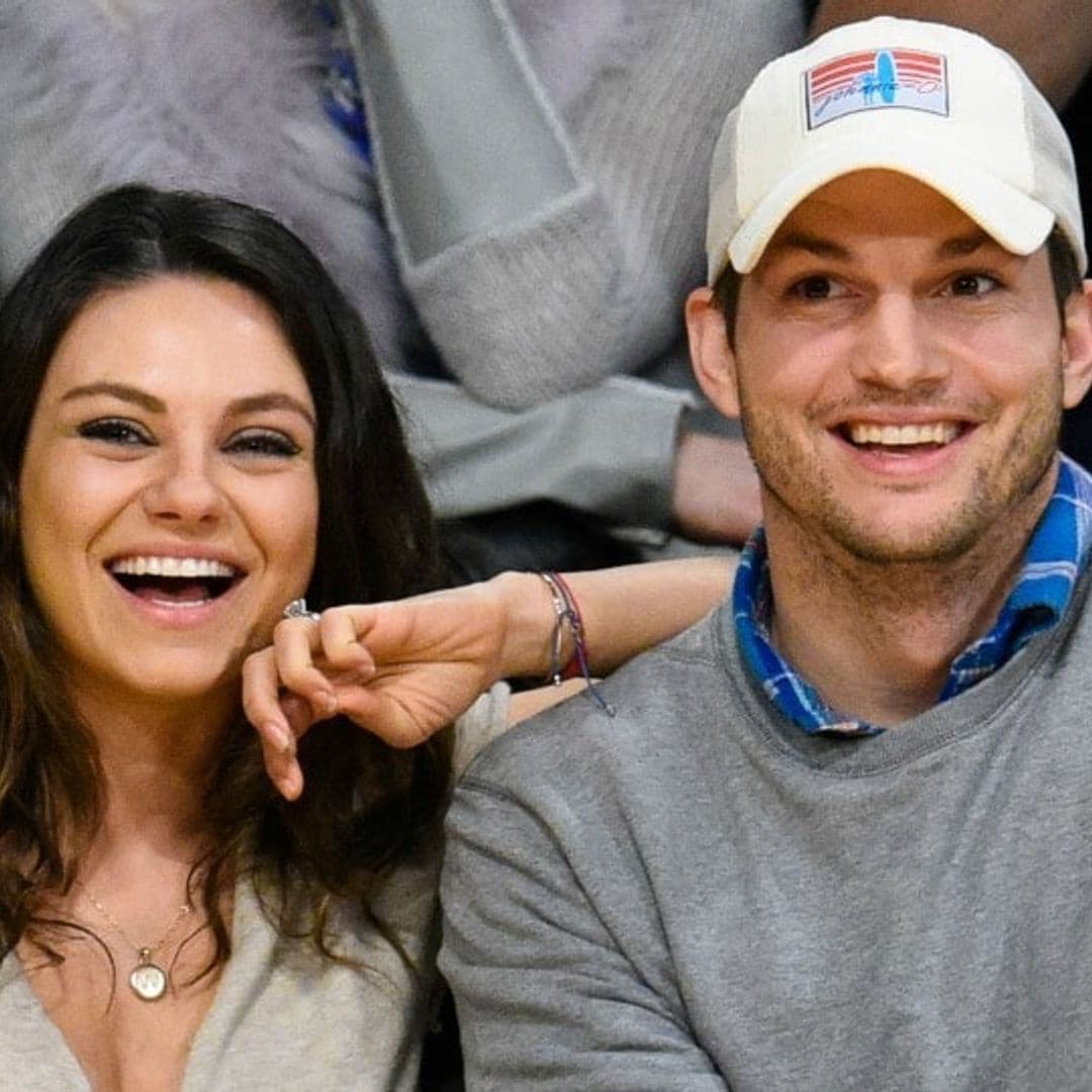 Ashton Kutcher and pregnant Mila Kunis have a funny date night in Seattle