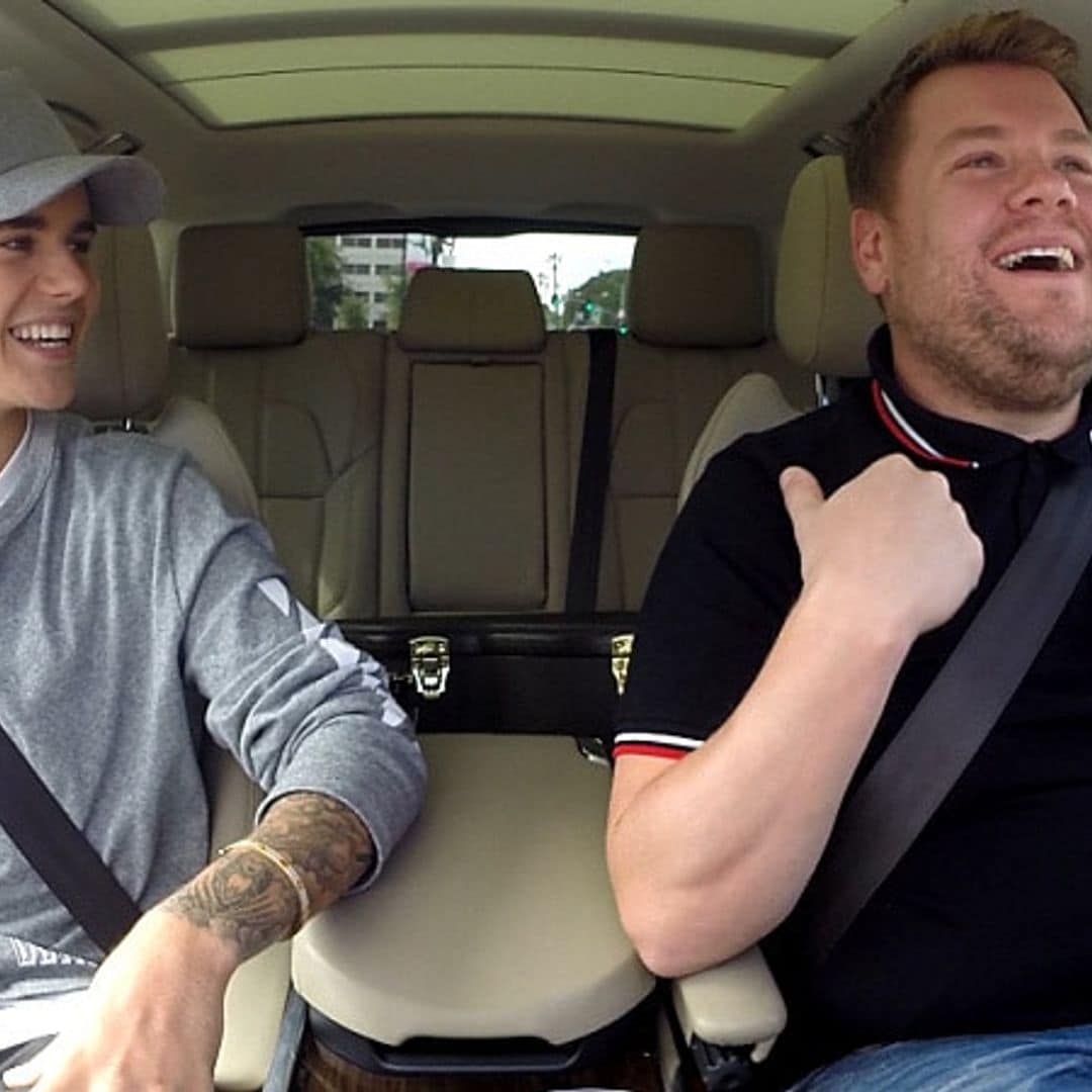 Justin Bieber and James Corden cover 'Ironic,' go shopping in 'Carpool Karaoke'