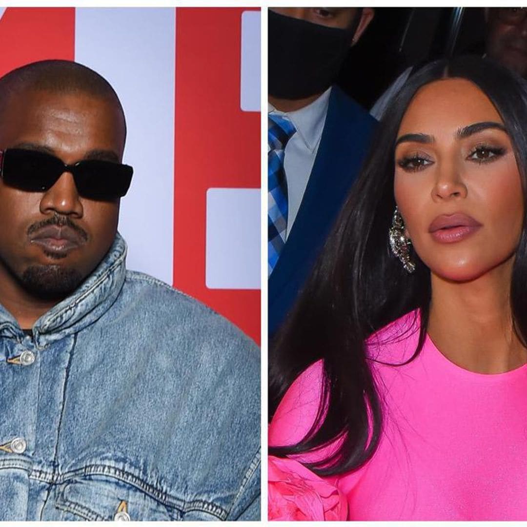 Kanye West calls out Kim Kardashian for allowing North West to use social media, and she replies