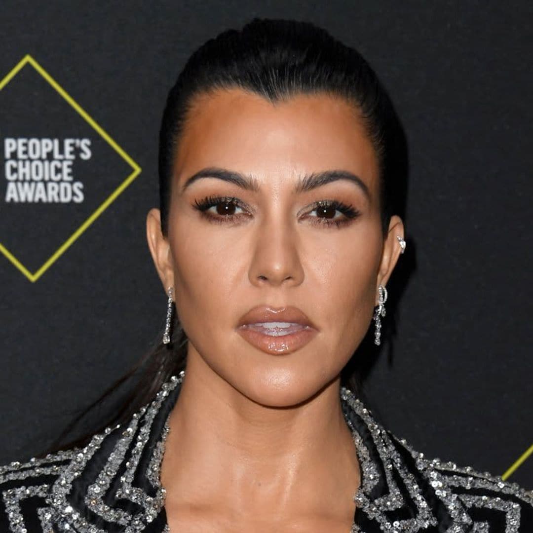 Kourtney Kardashian spends a relaxing spa day in a black bikini