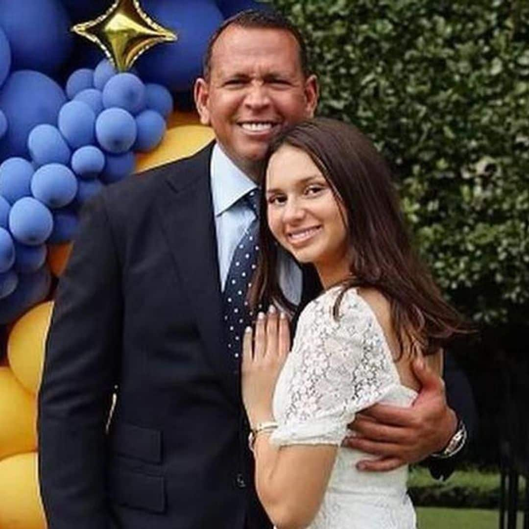 Alex Rodriguez visits his daughter in college and gets stuck doing chores