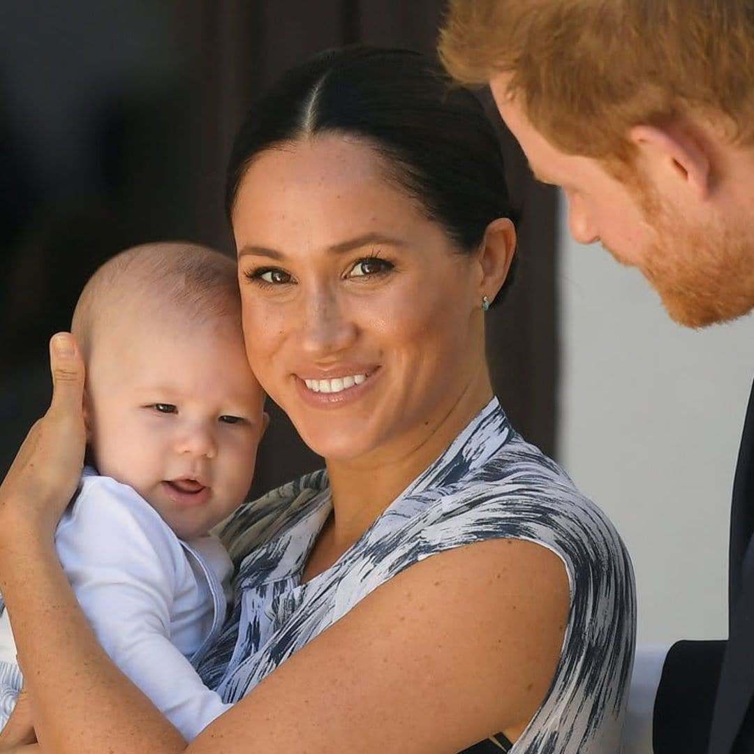 Future girl dad Prince Harry, Meghan Markle and son Archie star in new family photo