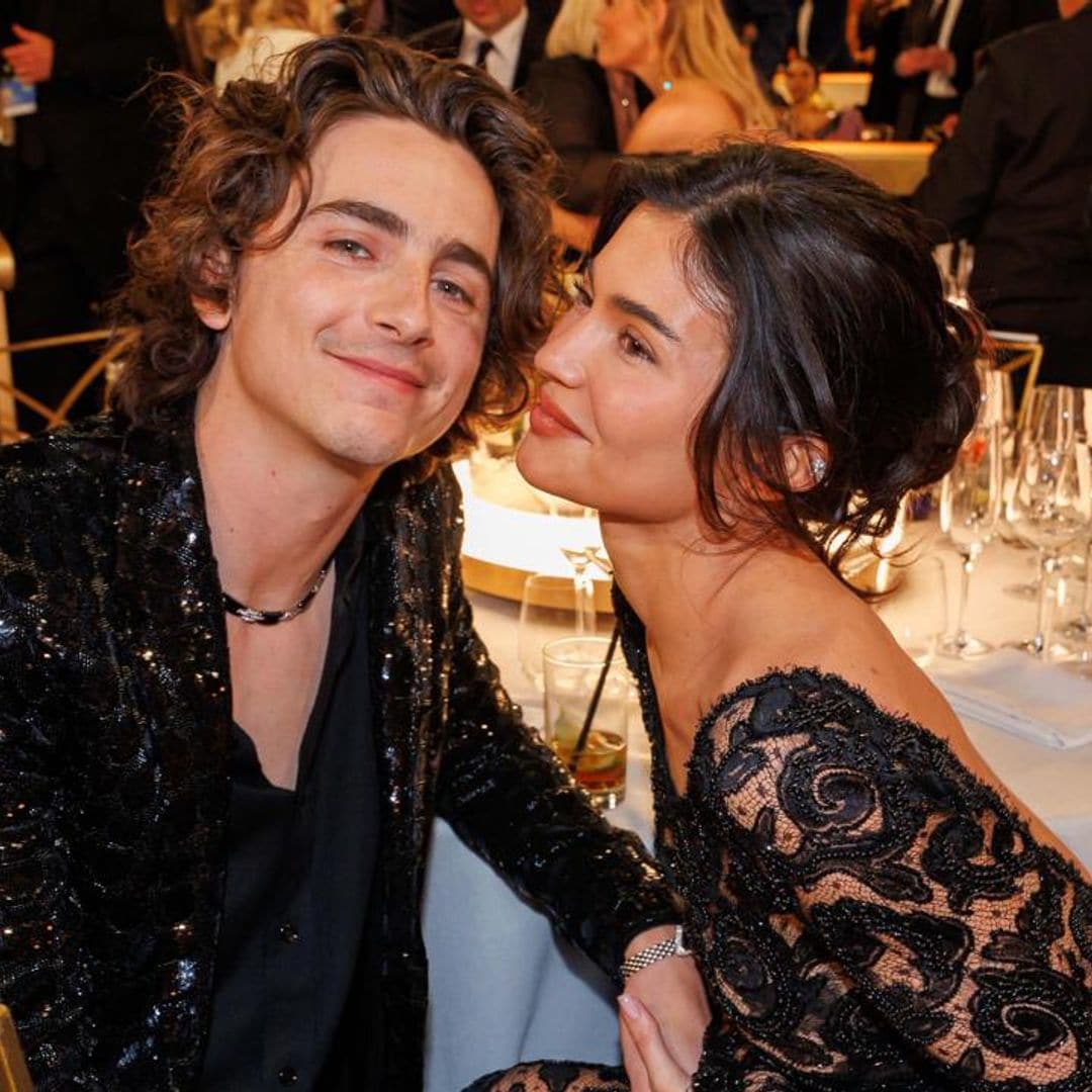 Kylie Jenner and Timothée Chalamet show major PDA at the 2024 Golden Globes