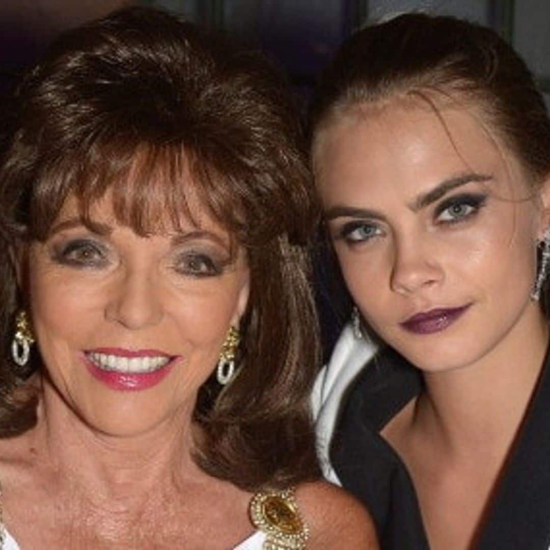 Joan Collins shares a fun fact about Cara Delevingne, spills on icy relationship with 'Dynasty' co-star John Forsythe