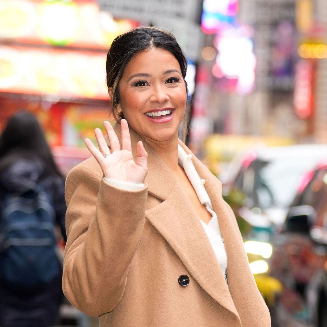 Gina Rodriguez, Katie Holmes, Angelina Jolie, and more celebs wearing this timeless winter piece