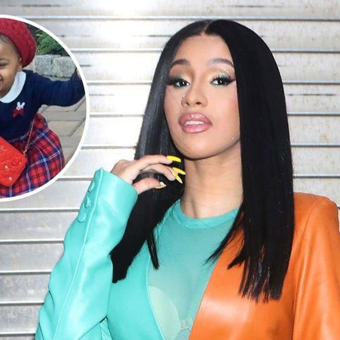 Cardi B's daughter Kulture is the coolest in lavish fur coat