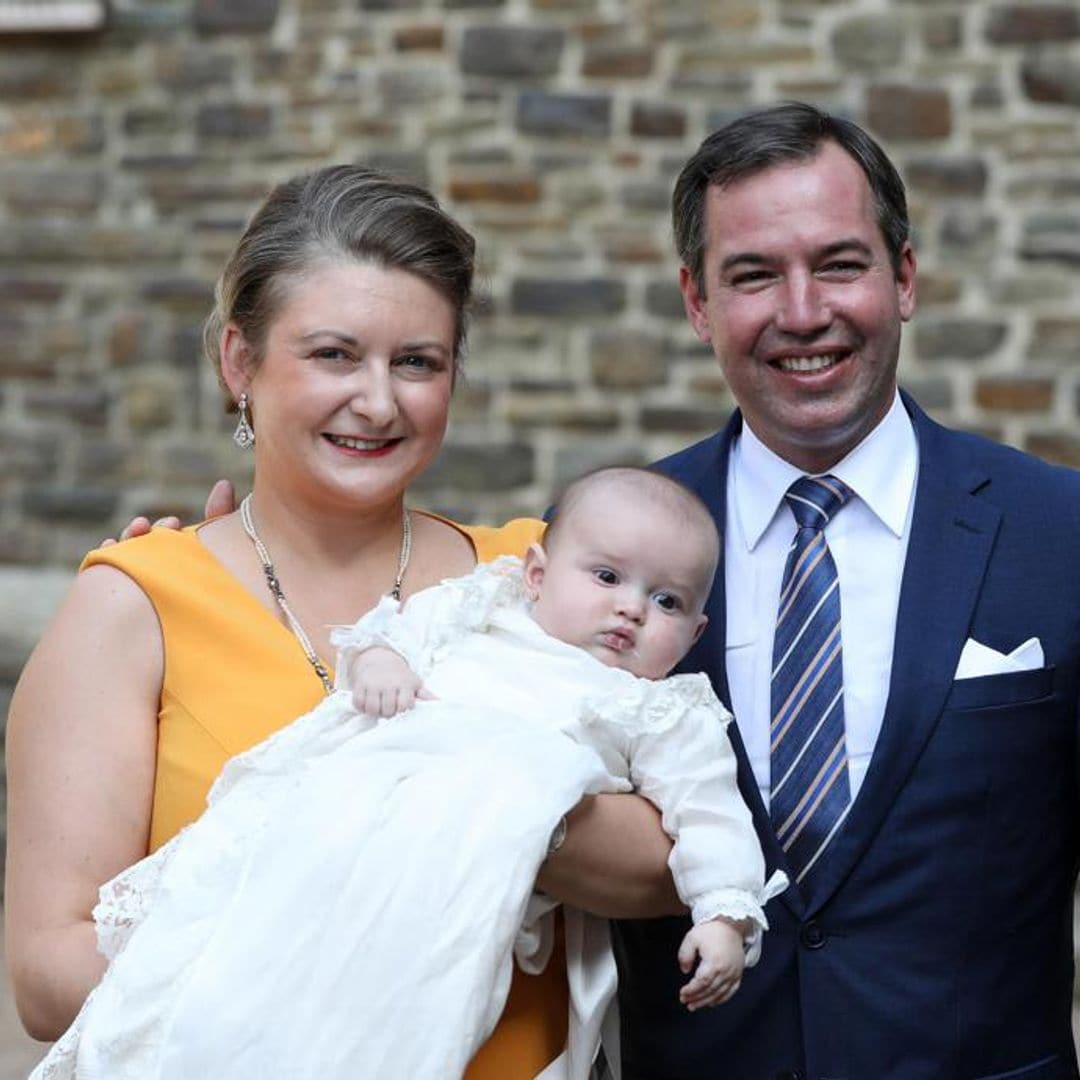 Prince Charles of Luxembourg, four months, makes his first royal appearance