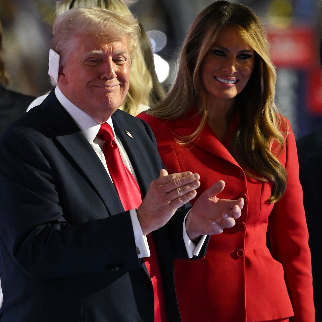 Melania Trump receives support from husband Donald Trump