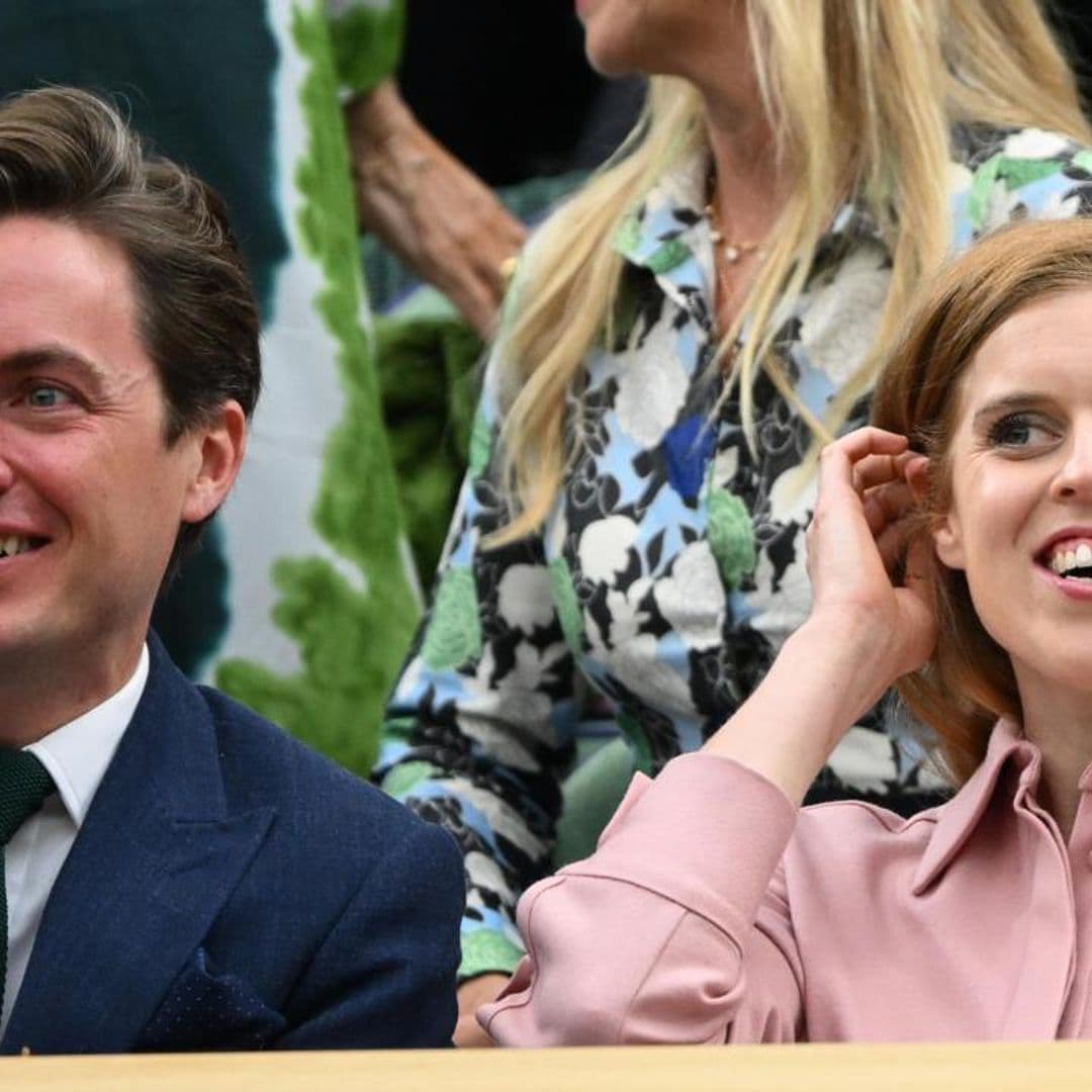 Princess Beatrice and Edoardo Mapelli Mozzi enjoy day date at Wimbledon