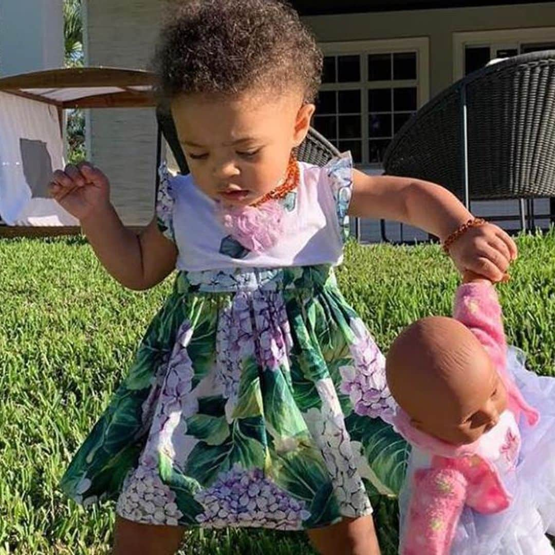 Serena Williams’ daughter Olympia shows off new (and delicious) hair technique