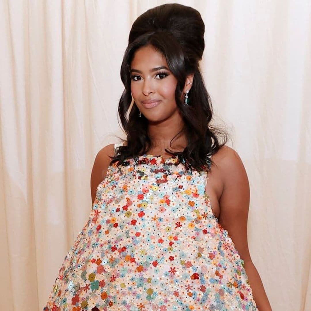 Natalia Bryant makes her Met Gala debut with 1960s-inspired look