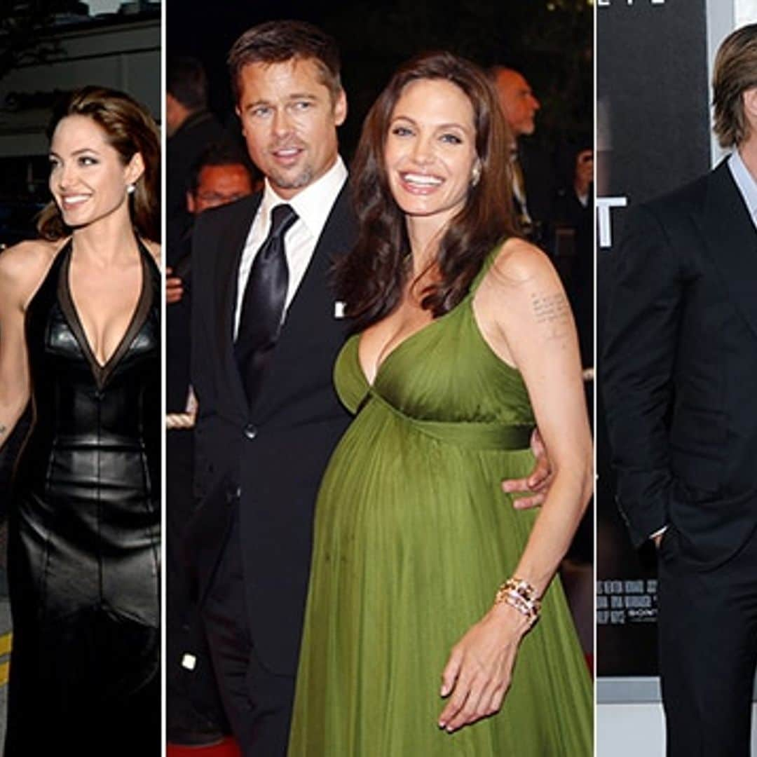 Brad Pitt and Angelina Jolie's red carpet romance in photos