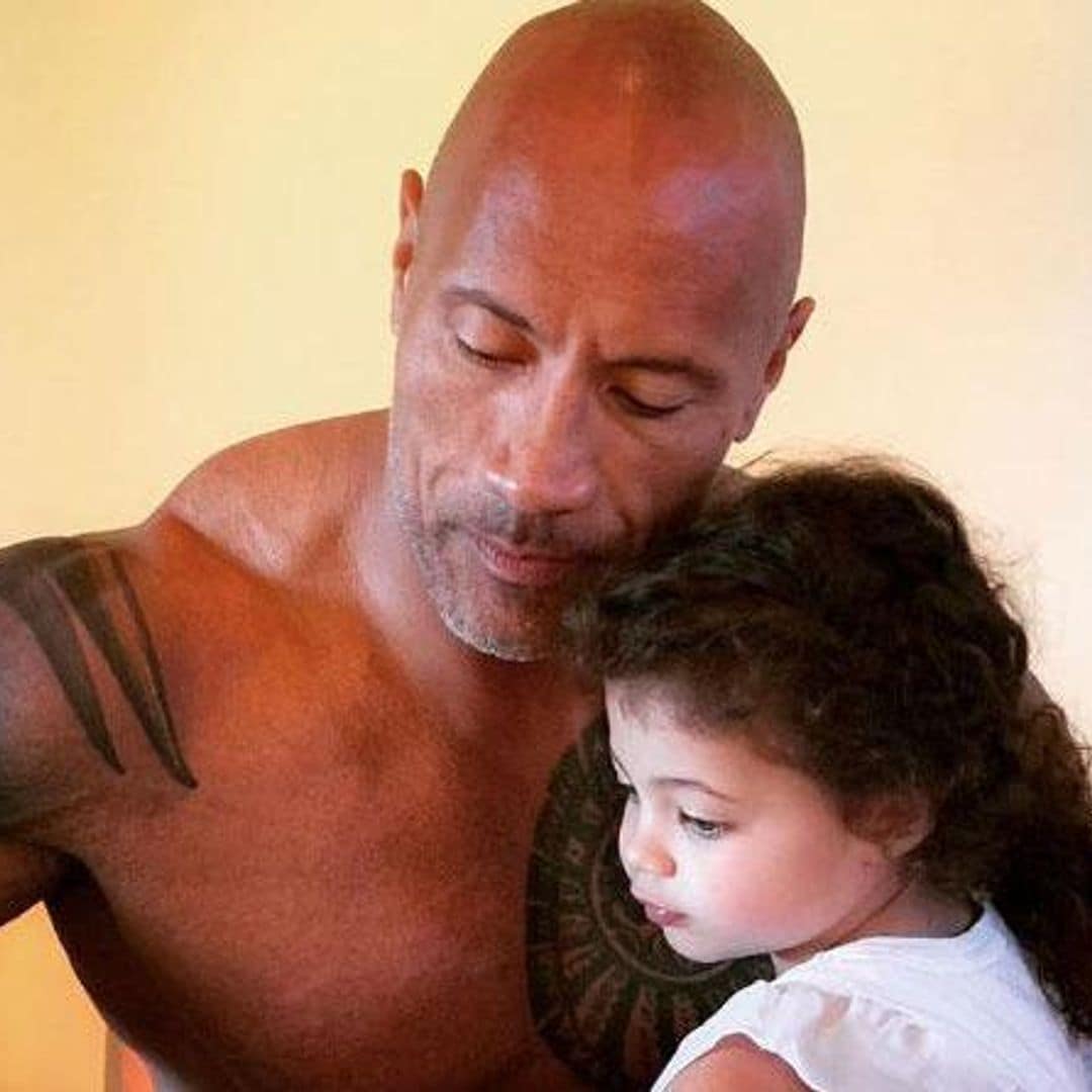 Dwayne Johnson has tea party with daughter – this pic will make your melt!