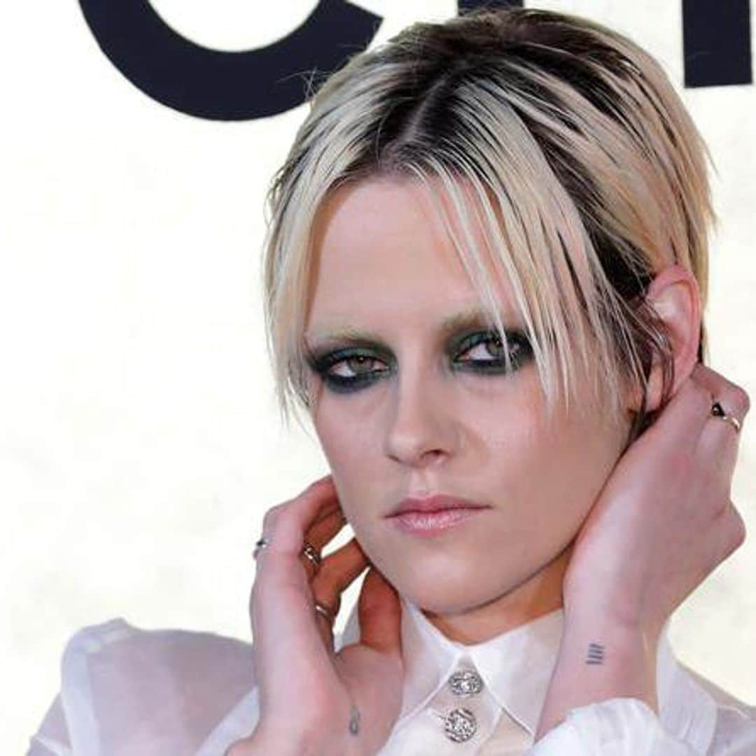 Kristen Stewart dramatically changes her look with bleached eyebrows