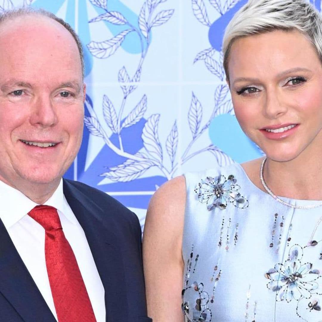 Princess Charlene attends gala in Monaco with Prince Albert