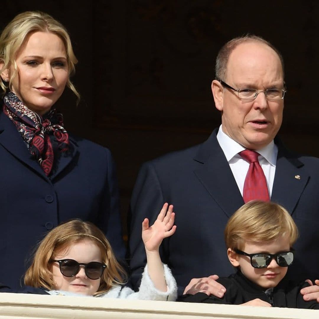 Princess Charlene and Prince Albert of Monaco release family’s glamorous Christmas card