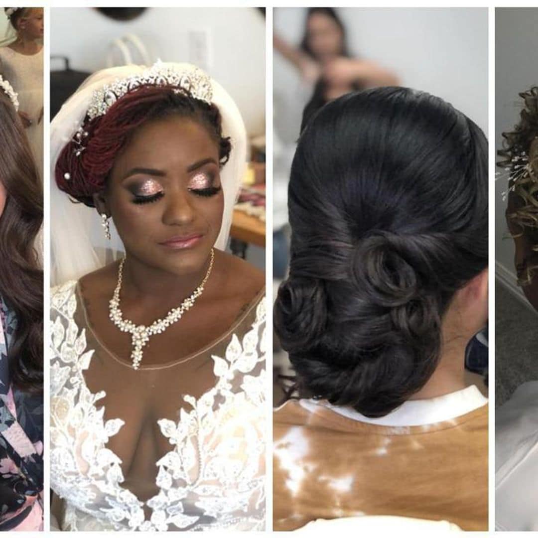 From retro Hollywood waves to neutral eyes with very fluffy full lashes: 2022 wedding hair and makeup trends