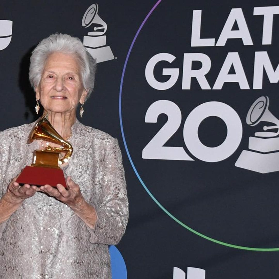 95-year-old singer Angela Álvarez wins first Latin Grammy for best new artist