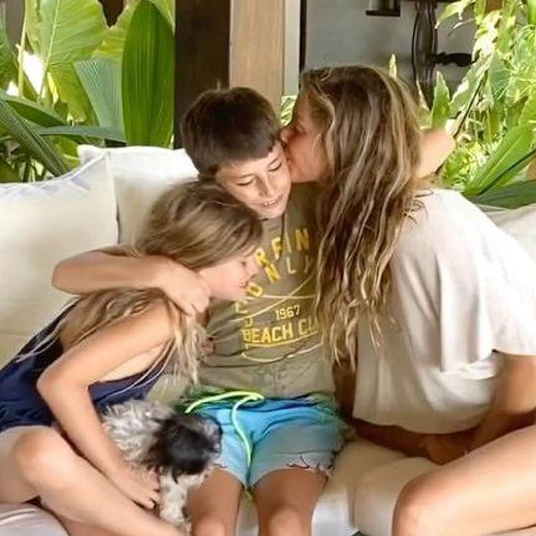 Gisele Bündchen shares the sweet way she’s helping her kids through self-isolation