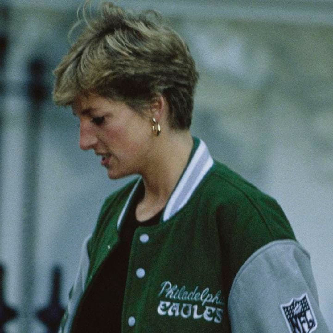 The story behind Princess Diana’s iconic Eagles Varsity jacket