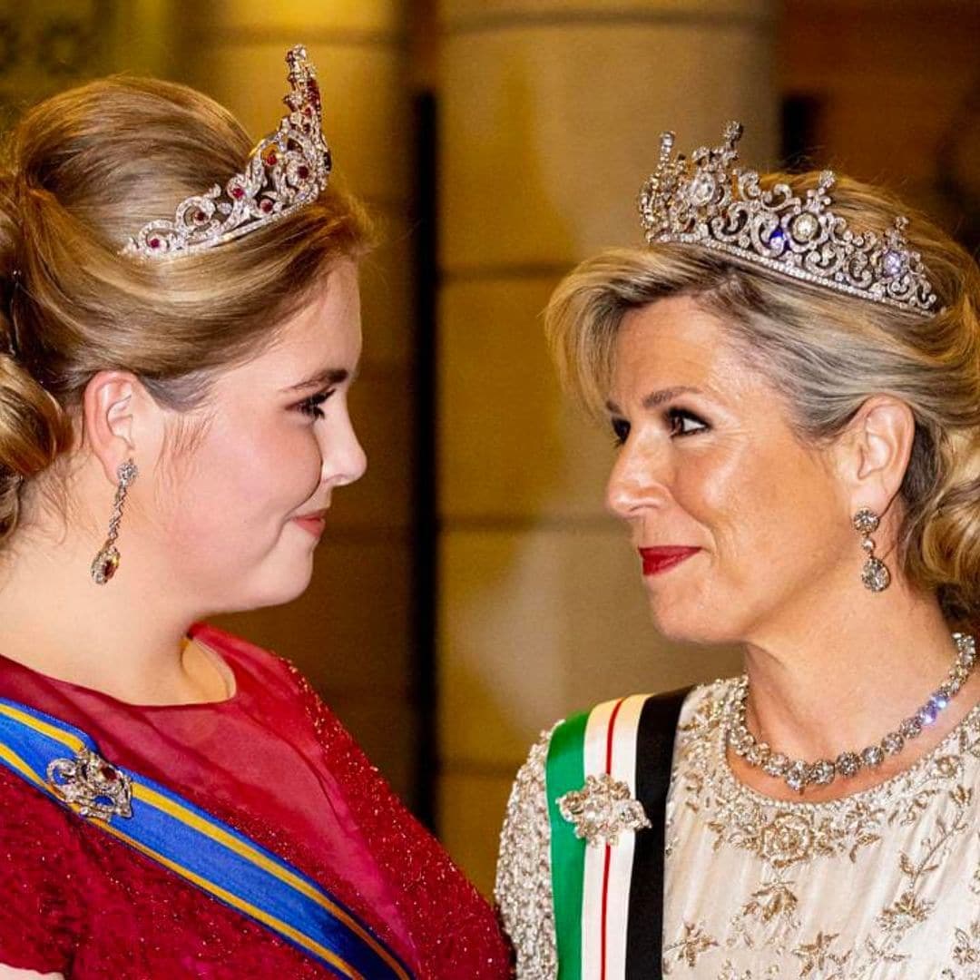 Queen Maxima’s daughter has tiara moment at Prince’s wedding in Austria