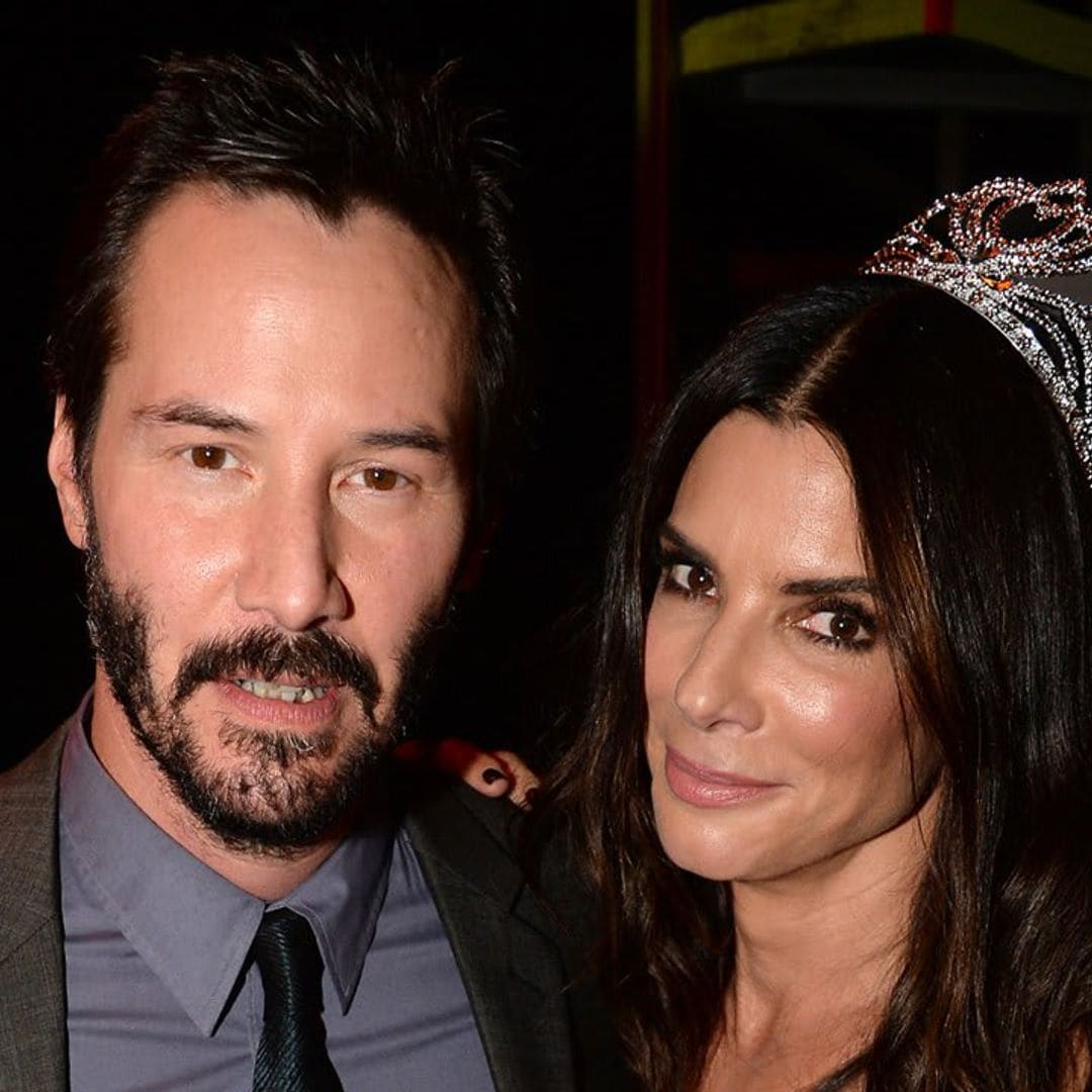 Sandra Bullock says Keanu Reeves once delivered flowers, champagne, and truffles to her home