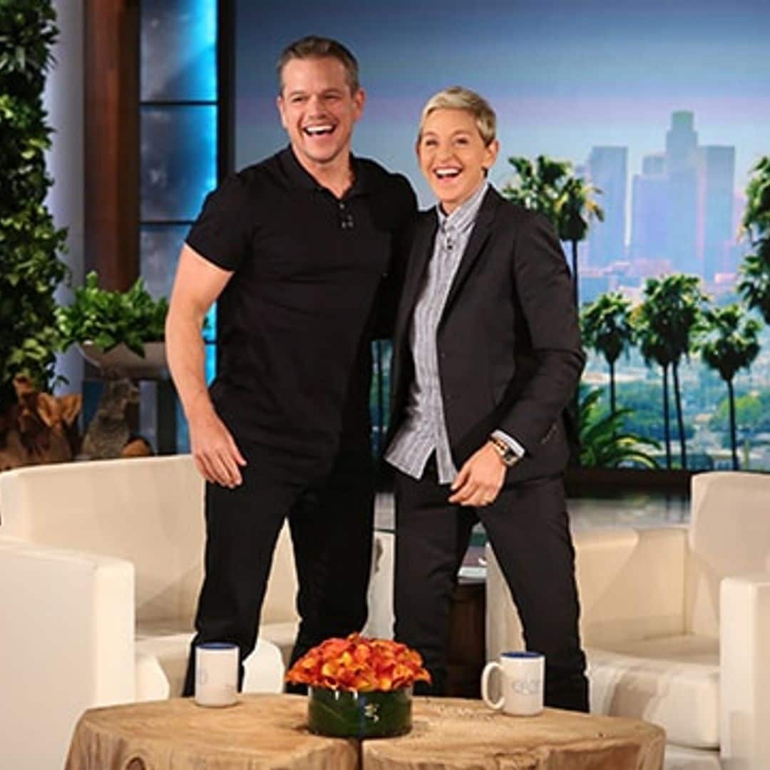 Matt Damon clarifies his comments about gay actors to Ellen DeGeneres