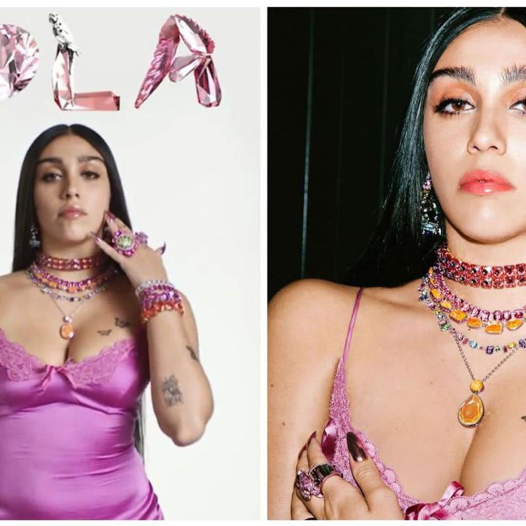 Lourdes ‘Lola’ Leon is a pink crystal dream for Swarvoski