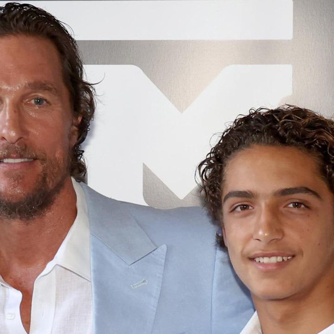 Levi McConaughey hilariously trolls his dad Matthew for his 1999 arrest