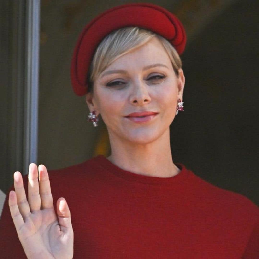 Princess Charlene looks radiant in two red looks on Monaco’s National Day